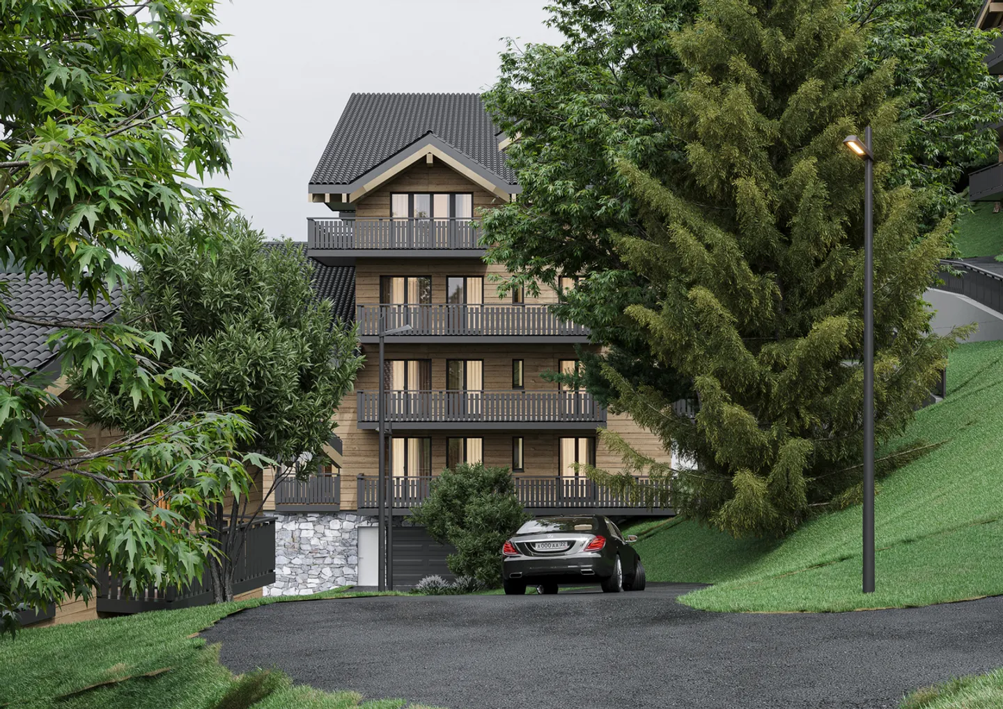 Appartamento nuovo di lusso in vendita a La Tzoumaz. - Foto 9 di 10