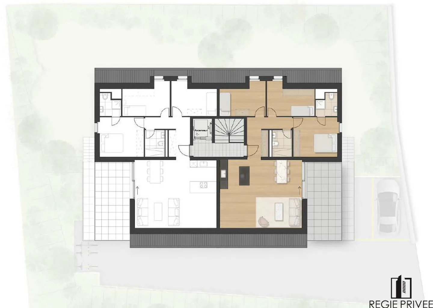 DAS PRIVILEG, IN NEUEN ZU LEBEN! Attraktive Penthouse ZUM VERKAUF IM VORVERKAUF - Foto 4 von 13