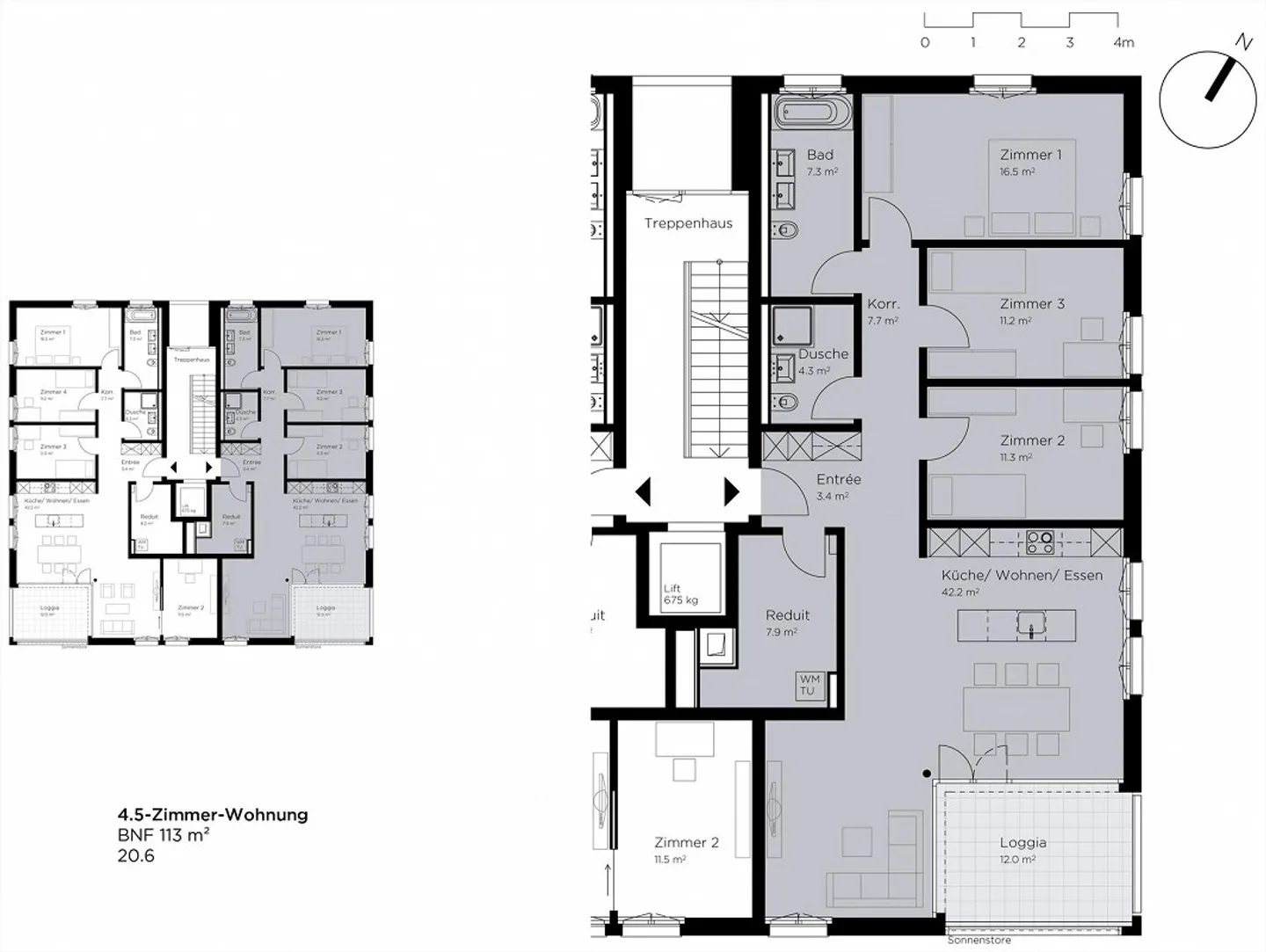 Appartamento spazioso e luminoso di 4,5 stanze a Muri AG - Foto 8 di 8