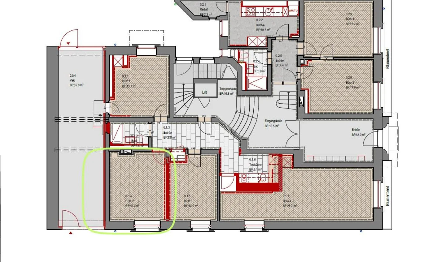 Vari spazi per uffici, vicino al Löwencenter, molto centrali (anche combinabili) - Foto 3 di 3