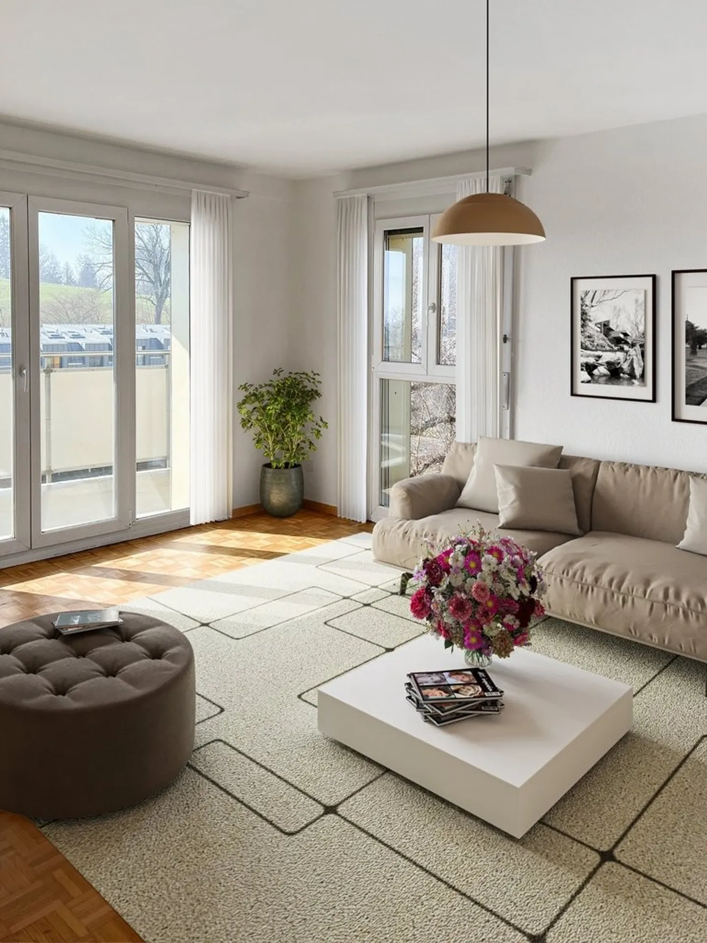 Four-room apartment on the top floor with a magnificent view - Photo 3 of 7