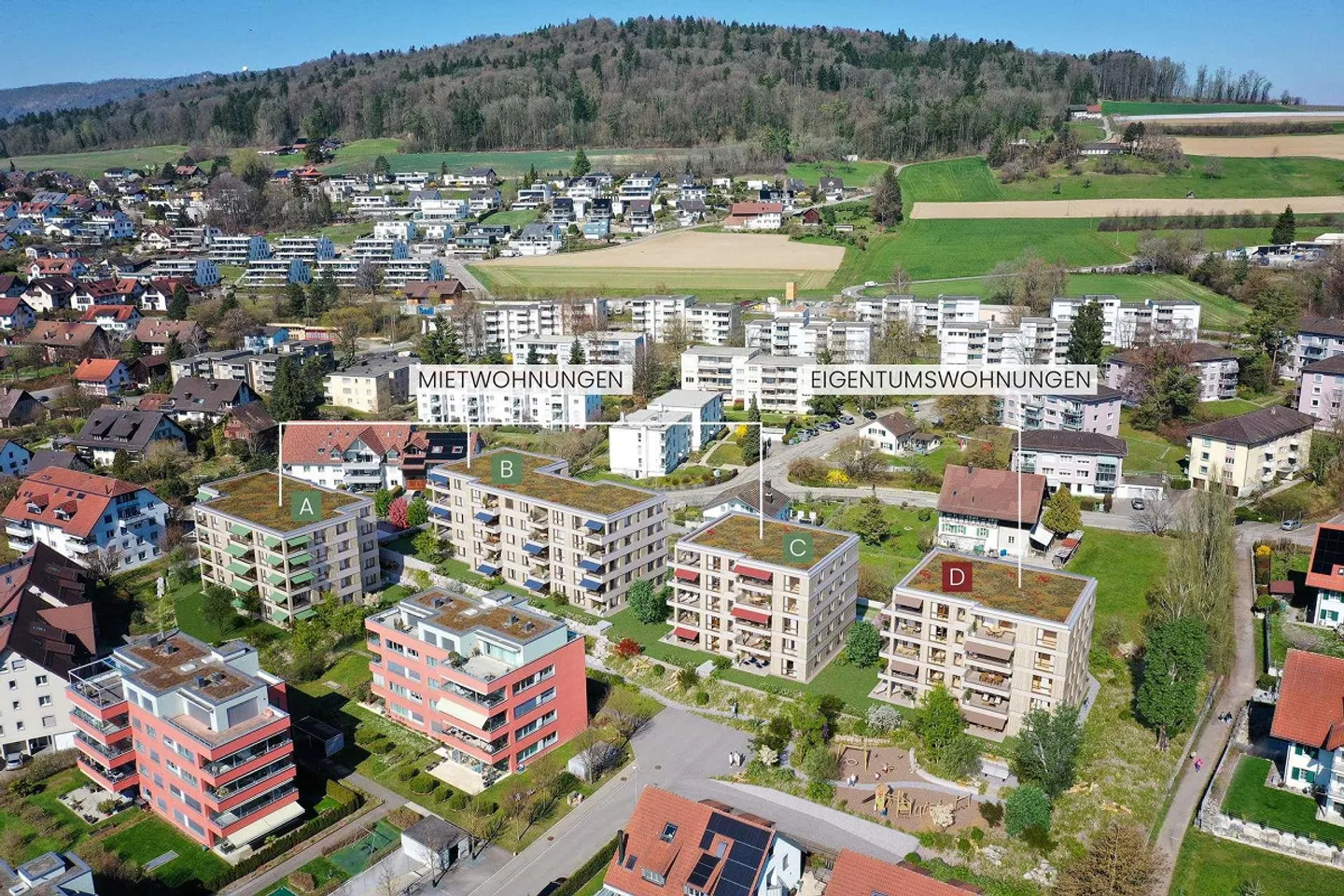 La tua nuova casa nel progetto di nuova costruzione «Rosengarten» - Attraente 3.5-Z... - Foto 1 di 4