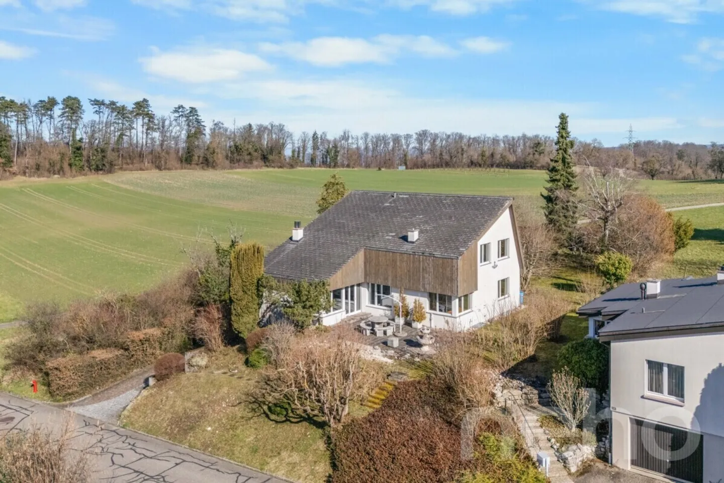 Panorama Single-Family House with a View of the Mariastein Monastery - Photo 1 of 12