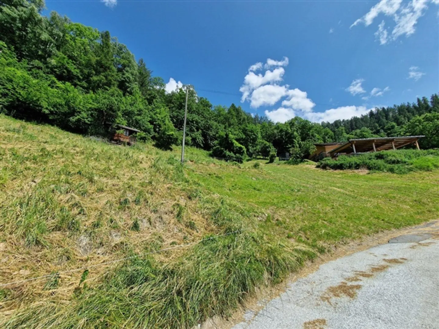 Terrain avec permis de construire valide - Projet de 3 chalets à Brignon (Nendaz) - Photo 3 sur 4