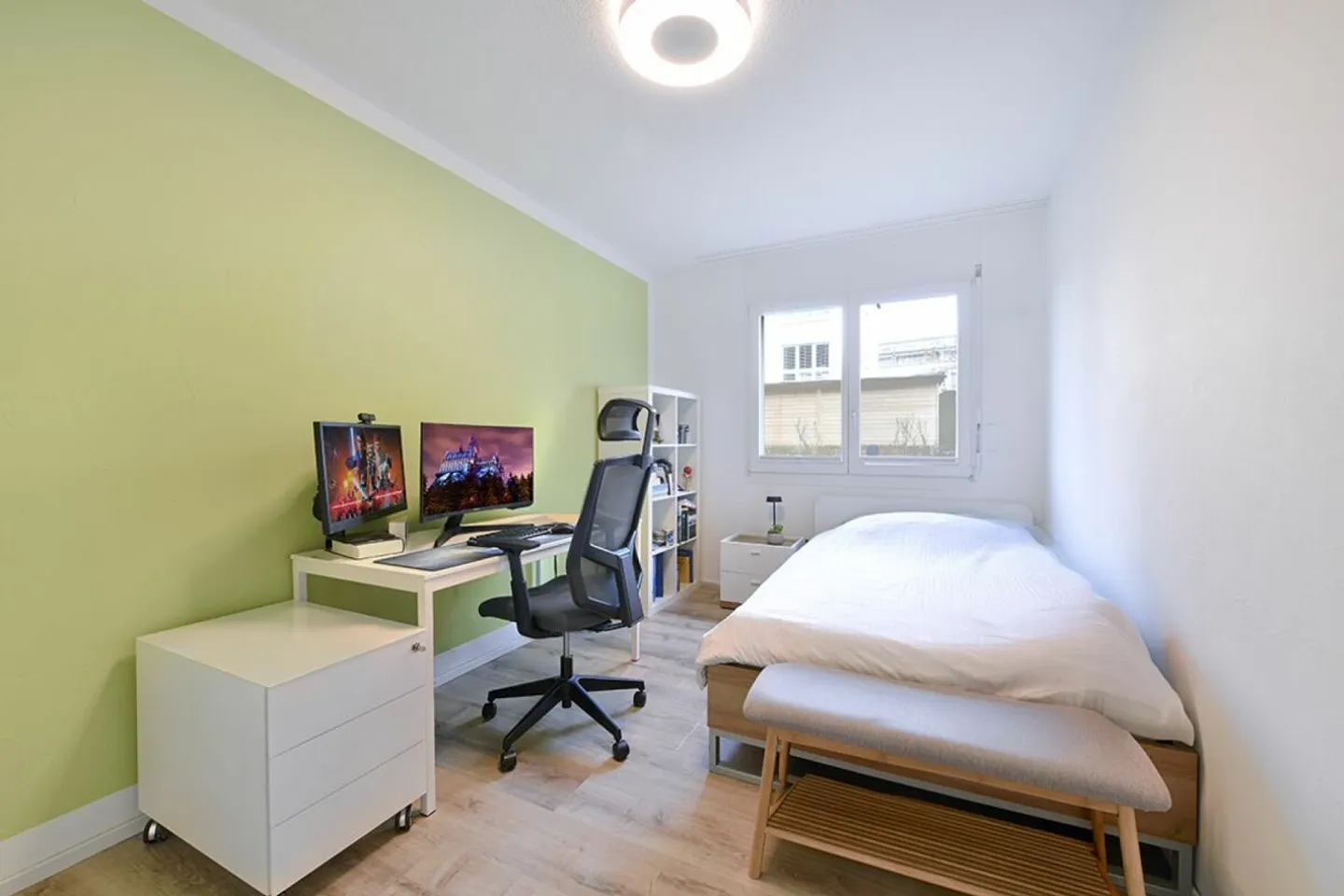 Appartamento giardino 4,5 locali con sala hobby e 2 posti auto nel garage sotterraneo - Foto 7 di 11