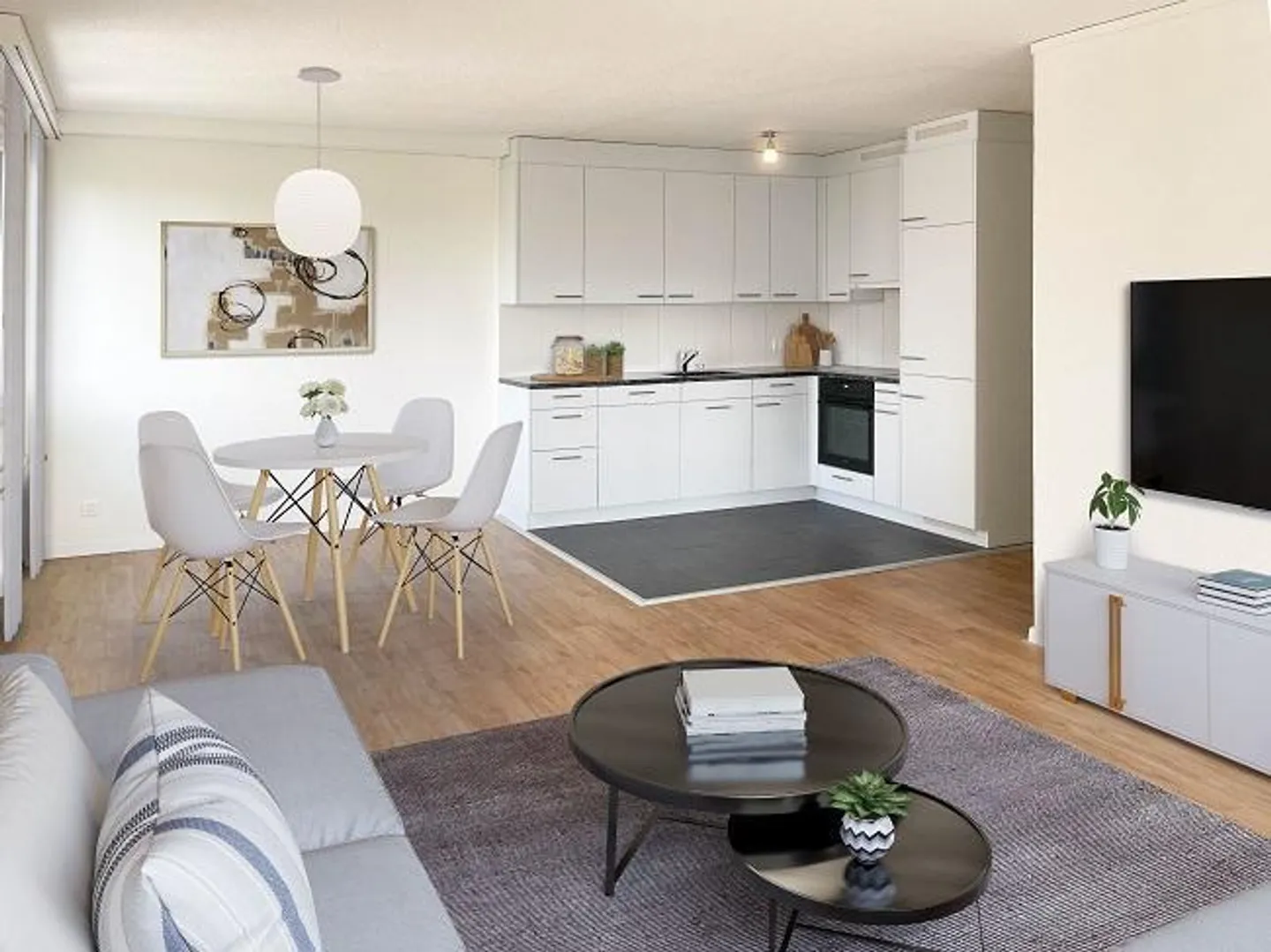 Geräumige Wohnung mit Balkon - Foto 1 von 9