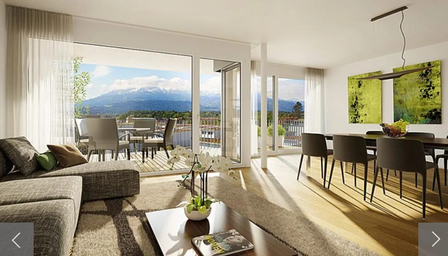 Appartement 4.5 pièces ensoleillé, spacieux et central à Rothenburg - Photo 1 sur 10