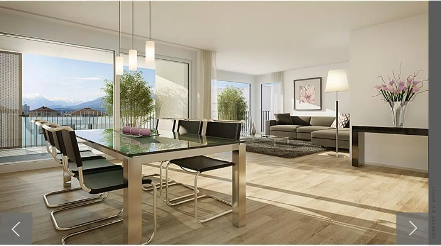 Appartement 4.5 pièces ensoleillé, spacieux et central à Rothenburg - Photo 2 sur 10