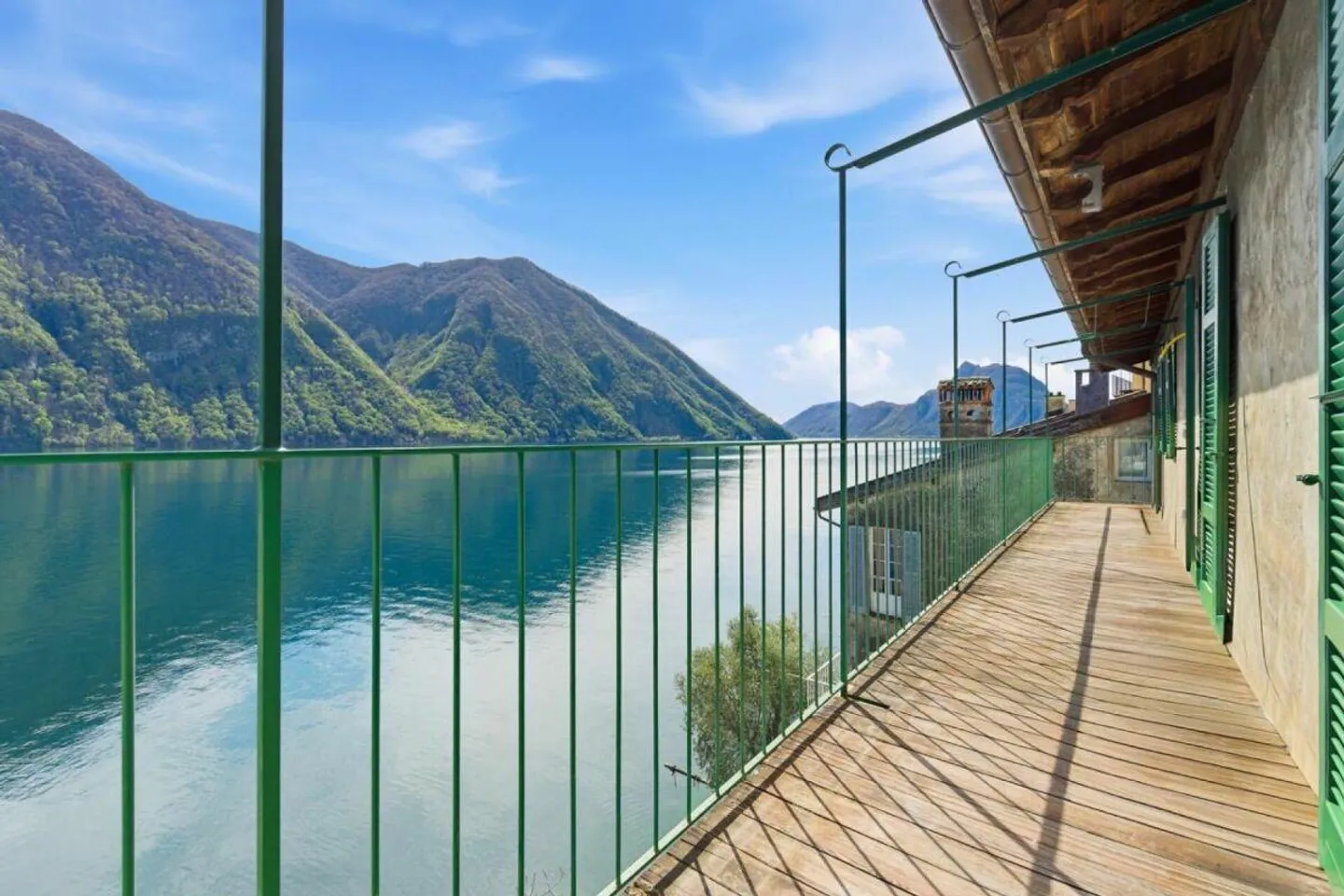 Meraviglioso appartamento fronte lago a Gandria con piccolo molo privato - Foto 7 di 14