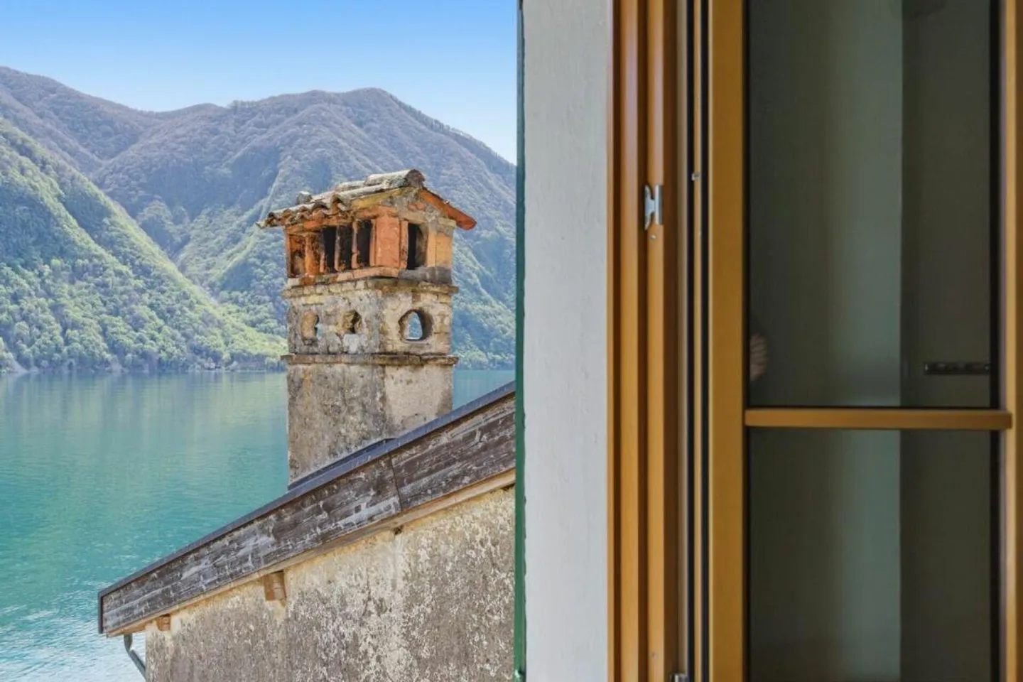 Meraviglioso appartamento fronte lago a Gandria con piccolo molo privato - Foto 10 di 14