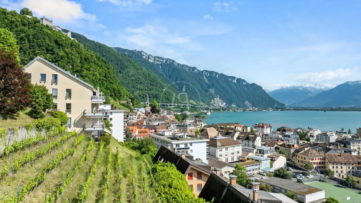 Superbo appartamento con vista panoramica a Montreux - Foto 2 di 13