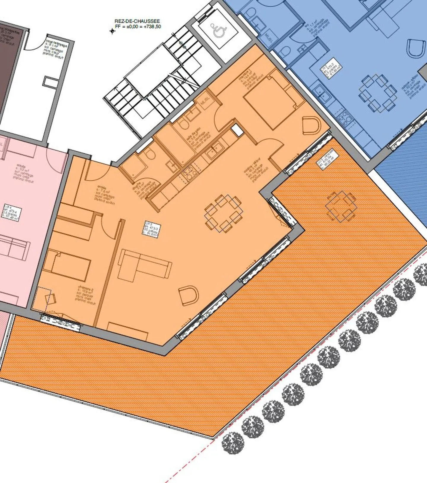 Stepped apartment for sale - Photo 4 of 5