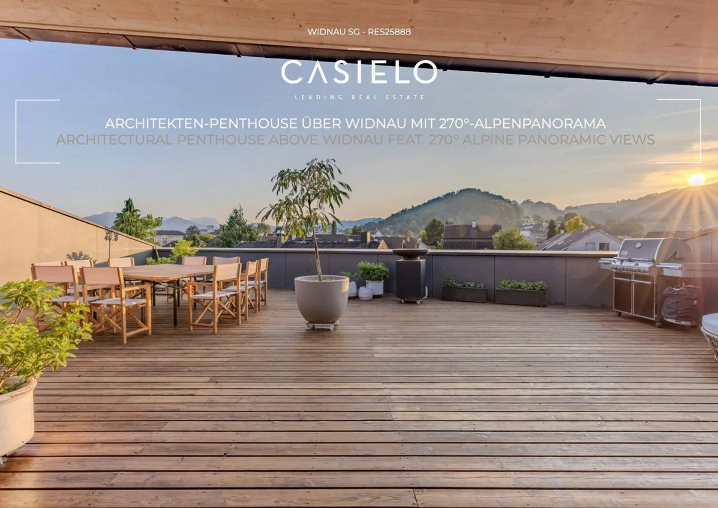 Penthouse mit 270° Alpenblick - Foto 1 von 18