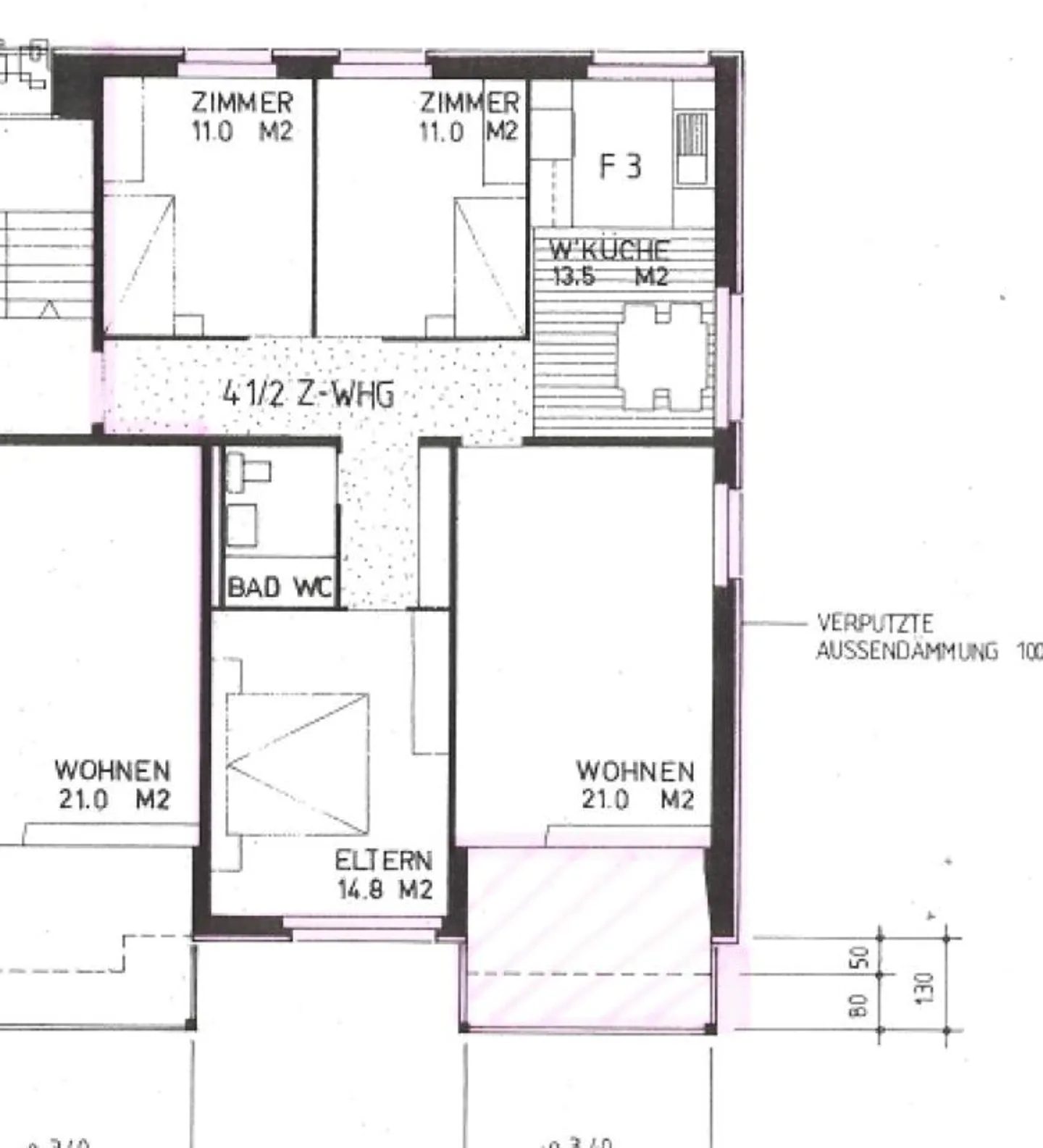 Appartamento accogliente di 4,5 stanze nel verde! - Foto 7 di 7