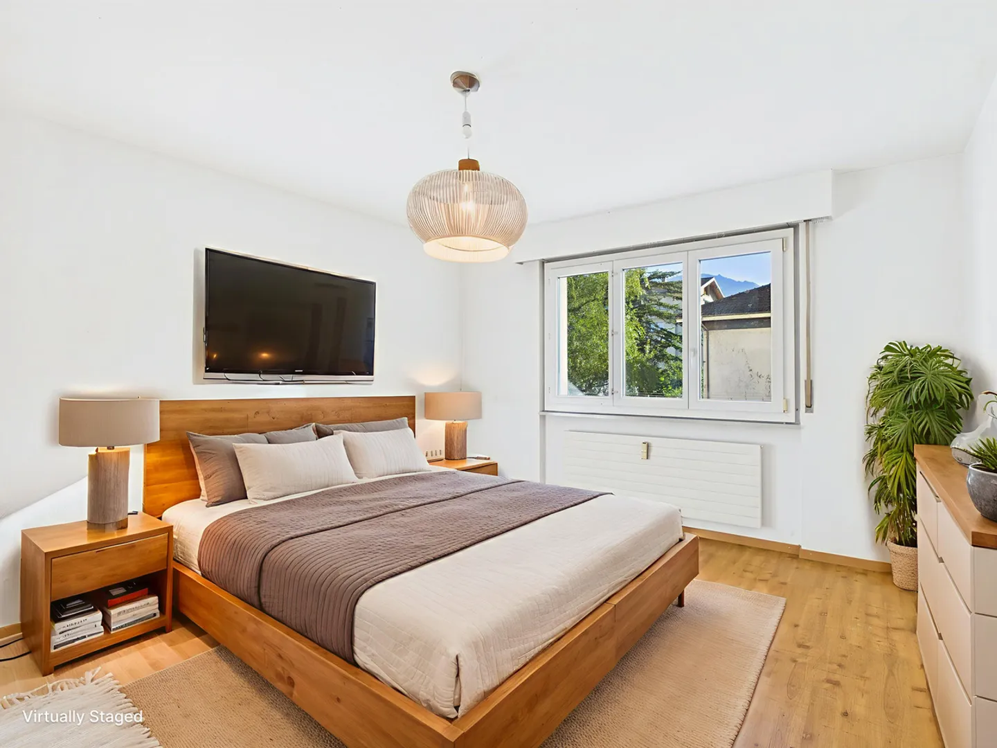 Charming 3.5-room apartment in Fully with stunning view - Photo 4 of 12