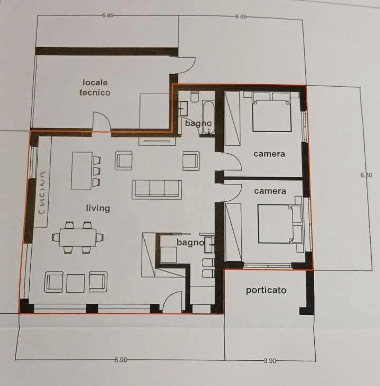 Figino - Elegant 3.5-room apartment with private garden and open view of the surrounding area - Photo 11 of 11