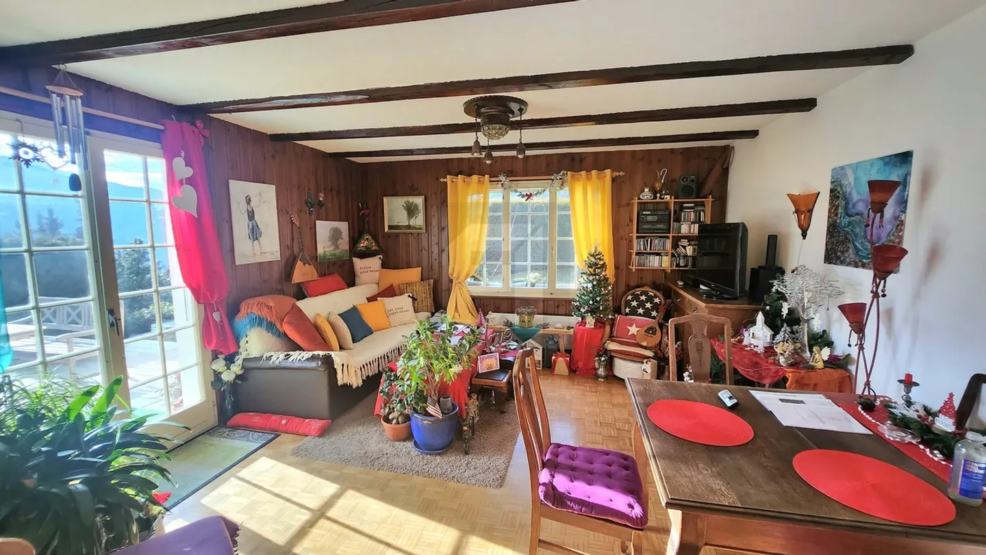 Zentrales Wallis, wunderschönes Chalet mit paradiesischem Blick, erstklassige Lage, Ruhe - Foto 13 von 13