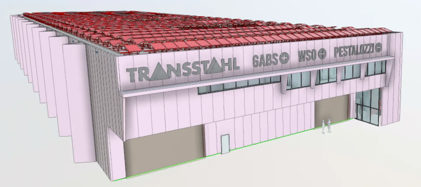 Neubau Logistikhalle im Industriegebiet West in Pieterlen - Foto 1 von 2