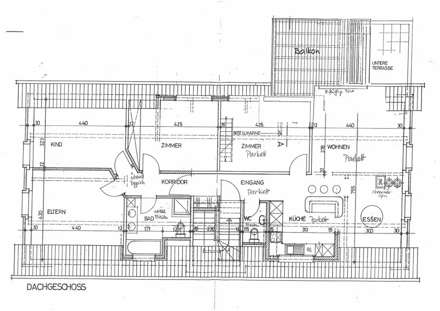 Charmante 5.5-Zimmer-Dachwohnung Nähe Bus und Naherholungsgebiet zu... - Photo 15 sur 16