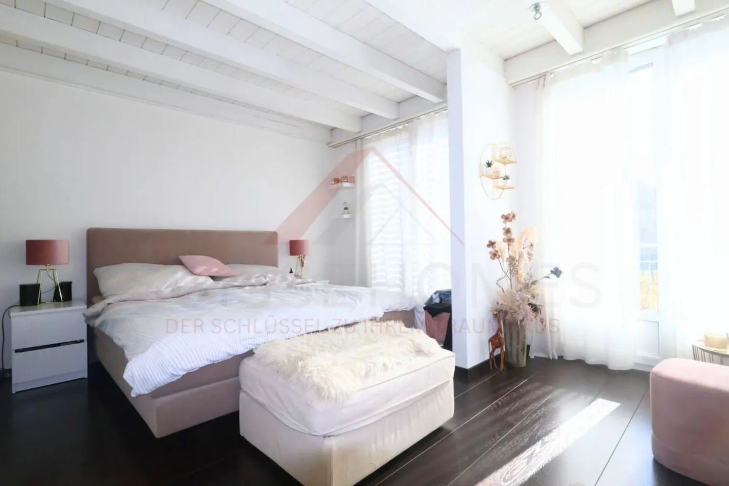 Maison individuelle en rangée de 4,5 pièces bien entretenue avec balcon, vue sur la montagne et garage souterrain à 3613 Steffisburg - Photo 9 sur 21