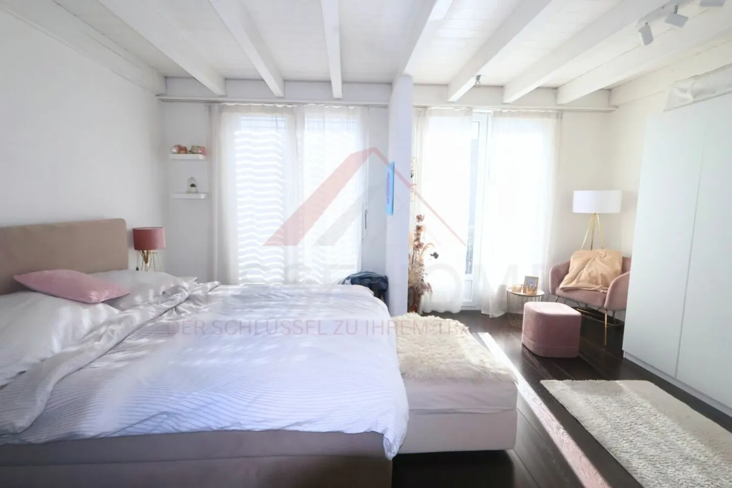 Maison individuelle en rangée de 4,5 pièces bien entretenue avec balcon, vue sur la montagne et garage souterrain à 3613 Steffisburg - Photo 11 sur 21