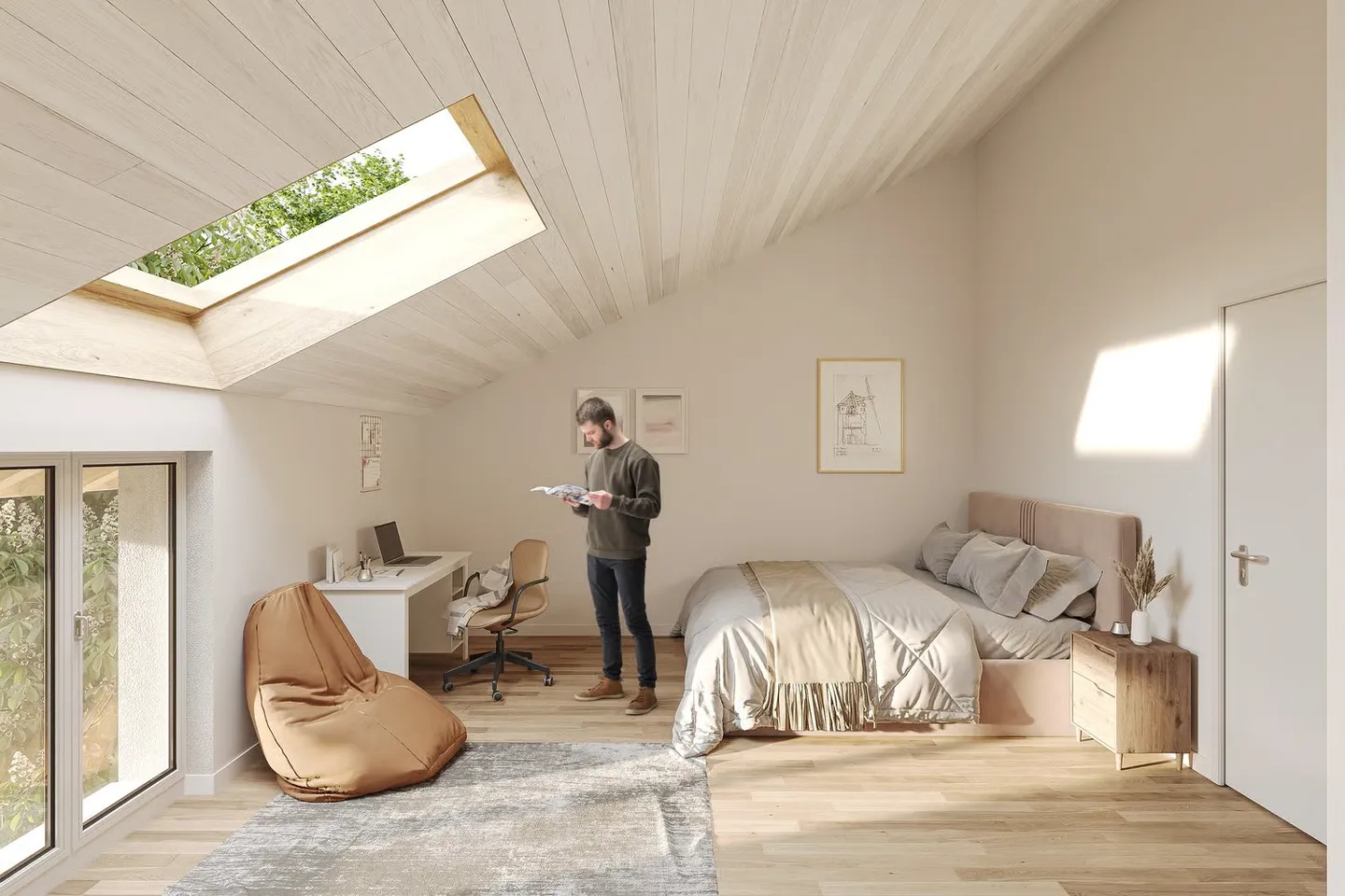 Casa 20a - La tua casa a schiera da sogno tra città e natura - Progetto "Nusshain" Kleinguschelmuth - Foto 5 di 7