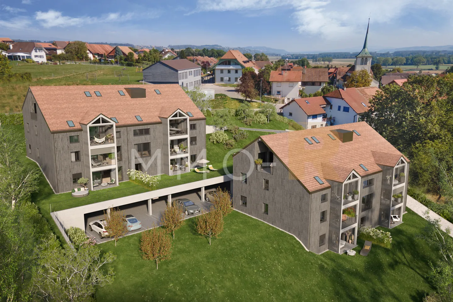 Nuovo appartamento di 3,5 stanze con giardino - Foto 1 di 5