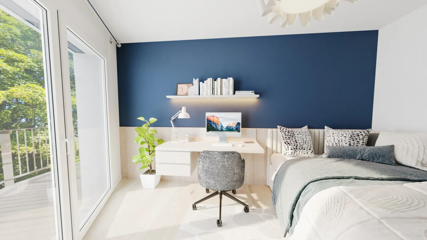 Ein Zuhause, wo der Garten den Himmel berührt, Duplex-Attikawohnung 4,5 Zimmer, 190 m² - Foto 12 von 13