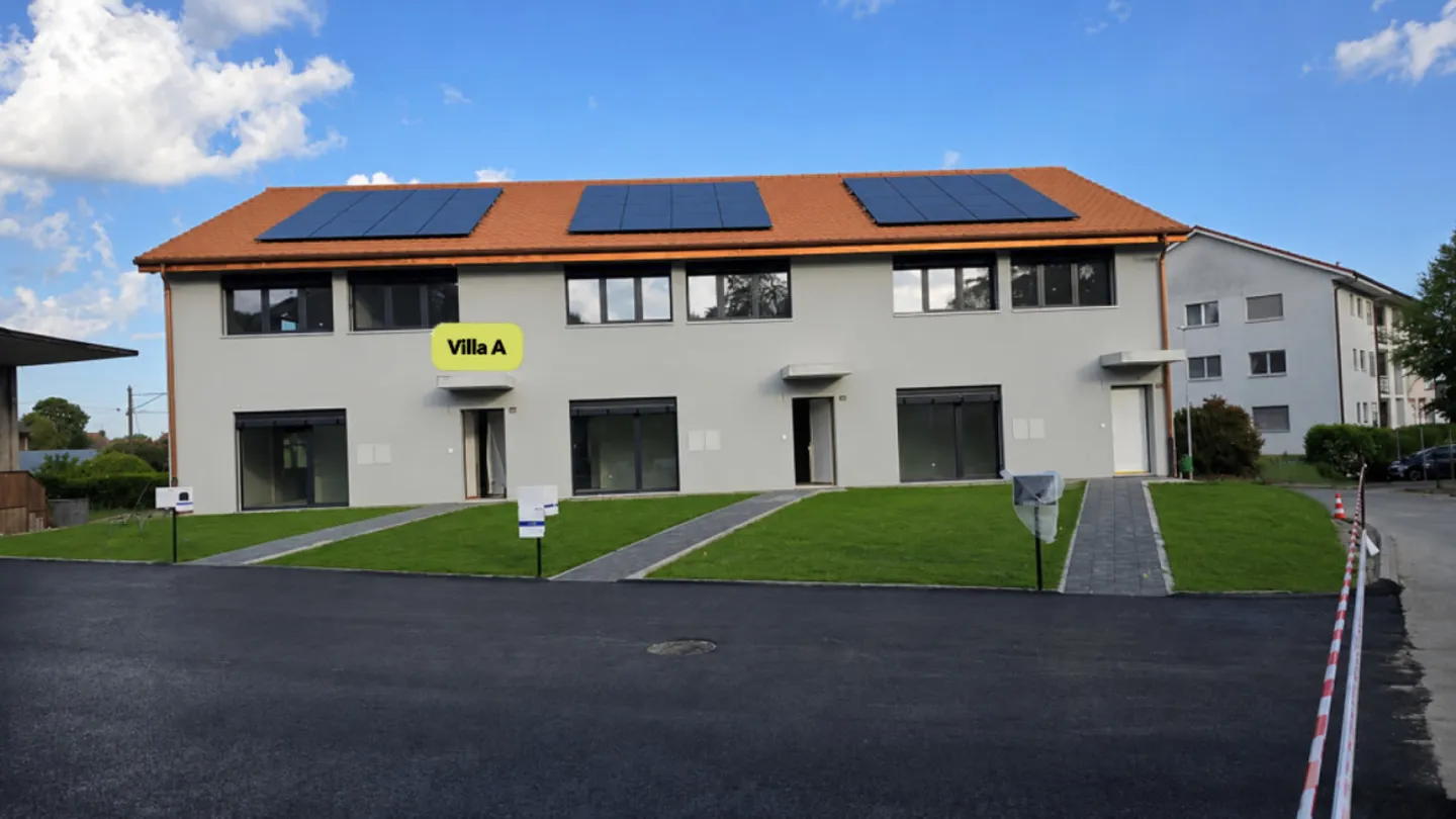 Villa A - Villa mitoyenne d'angle Minergie avec jardin privatif - Photo 1 of 13