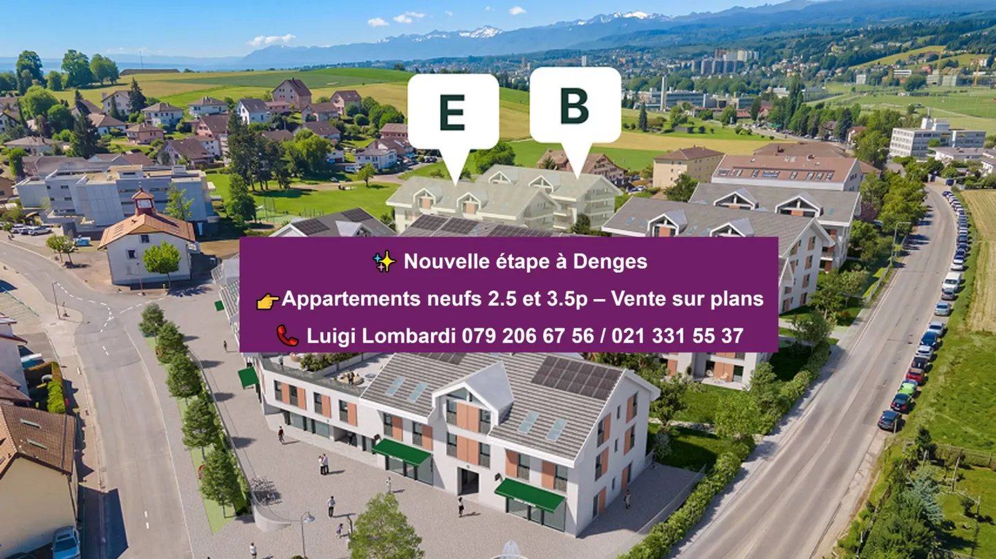 Bel appartement neuf de 2,5 pièces en angle avec deux grands balcons - Photo 1 sur 7