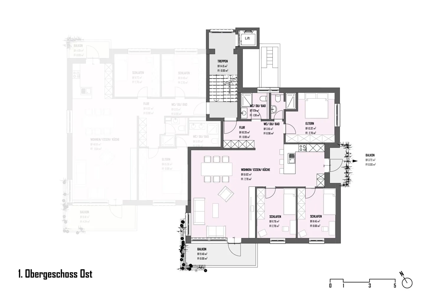 Appartamento di 4,5 stanze appena ristrutturato al 1° piano - Foto 7 di 8