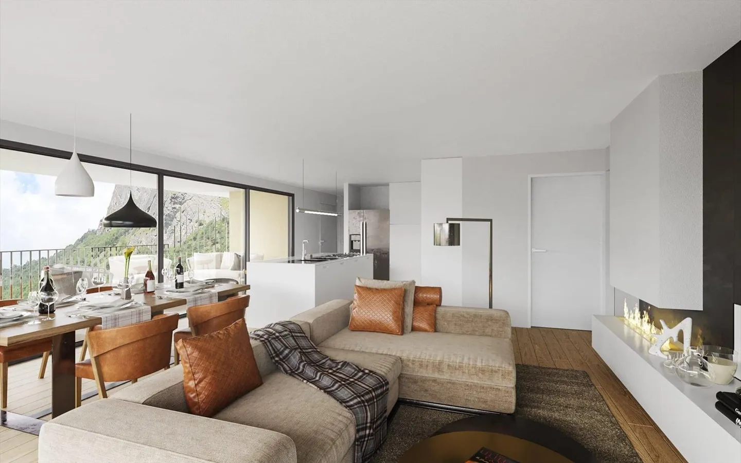 Appartement contemporain de 3.5 pièces - Réservé - Photo 5 sur 6