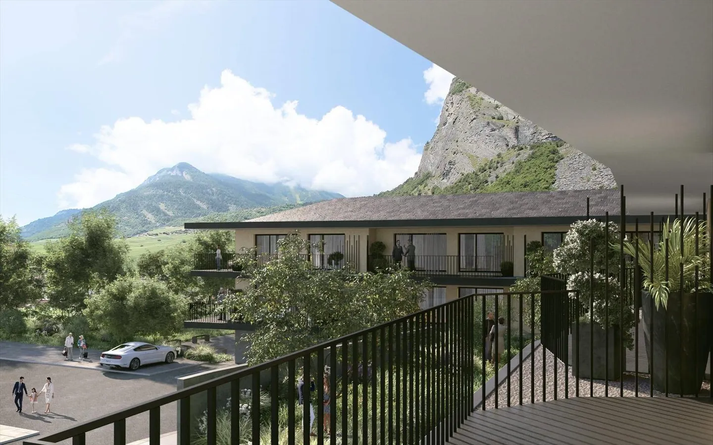 Appartement contemporain de 3.5 pièces - Réservé - Photo 2 sur 6