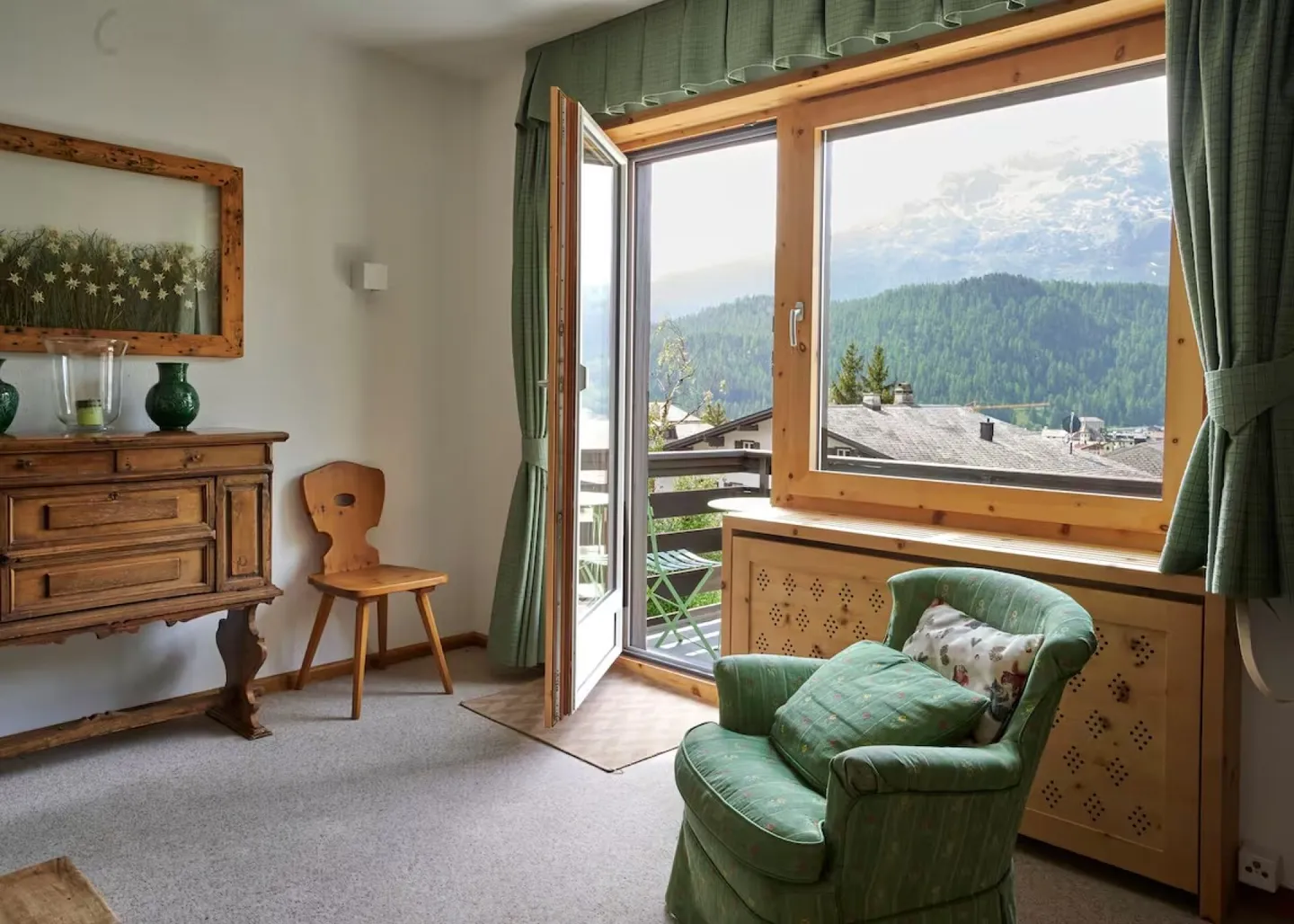 Sonnige Saisonwohnung in Celerina zu vermieten - Foto 7 von 16