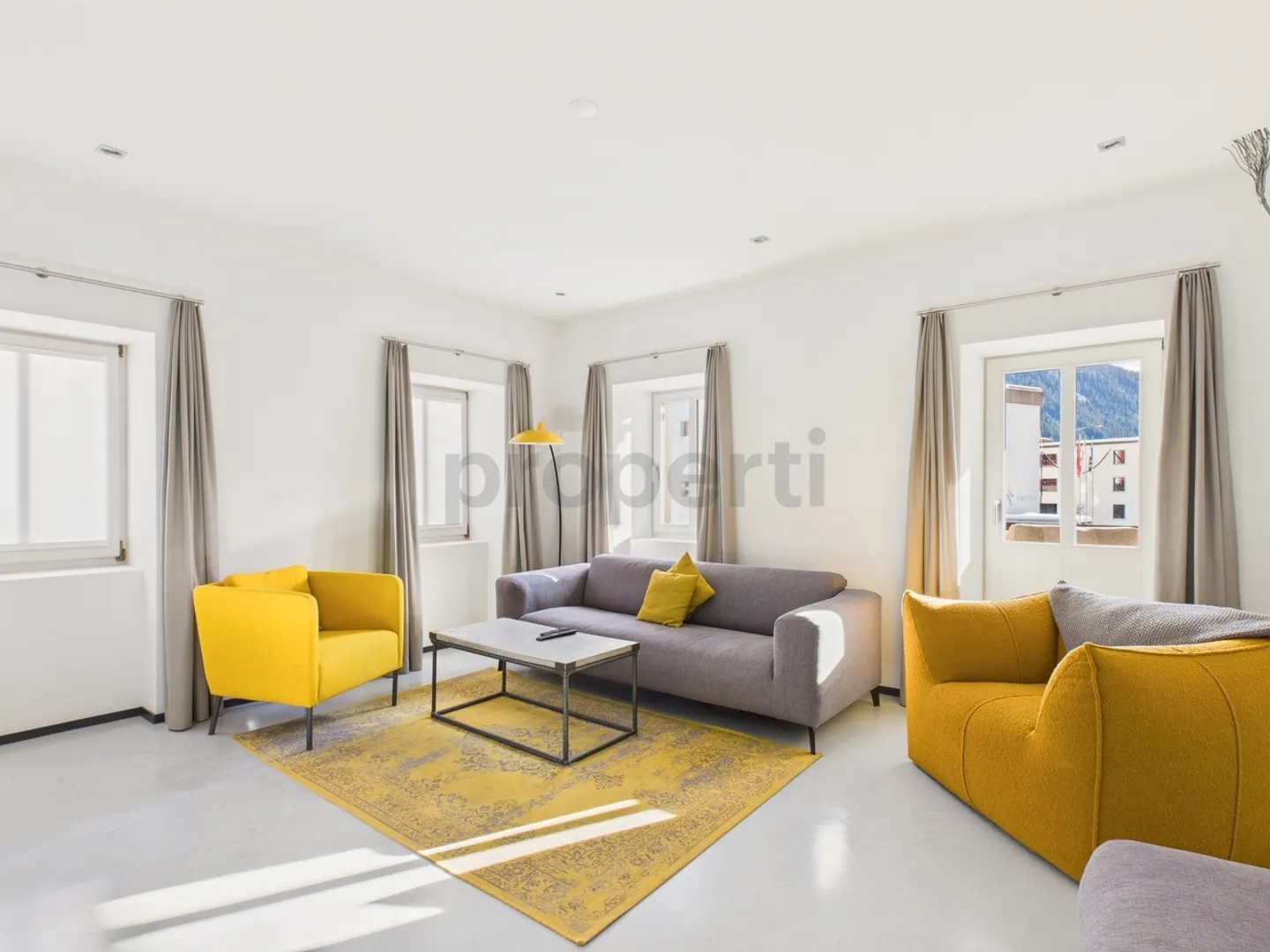 «Exklusive 4.5-Zimmer-Eigentumswohnung mit Alpenpanorama in historischer Villa – Davos Platz» - Foto 1 von 13