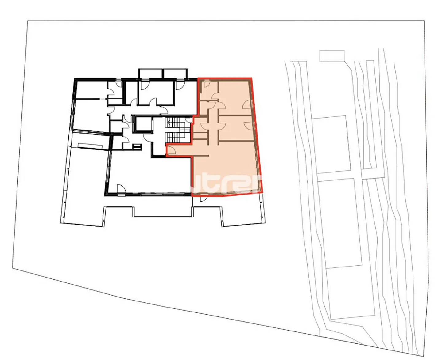 Montagnola – Arasio: penthouse with 3.5 rooms, terrace and open view. - Photo 17 of 19