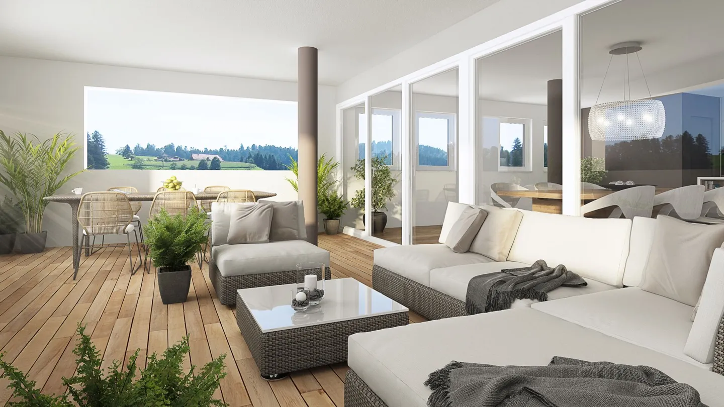 Habiter avec vue : l'oasis en attique - Photo 2 sur 8