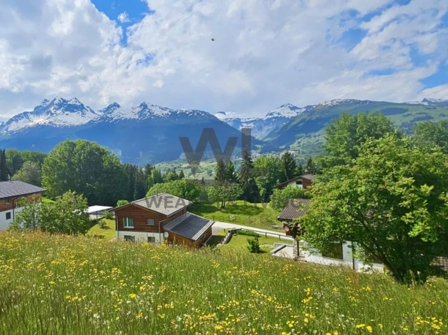 820 m² Sunny Building Land with Mountain Panorama in Obersaxen Mundaun - Photo 1 of 5