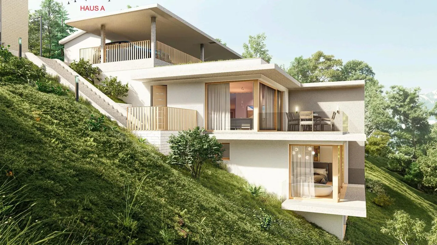 New construction project Alte Strasse with two semi-detached houses (House A) - Photo 1 of 7