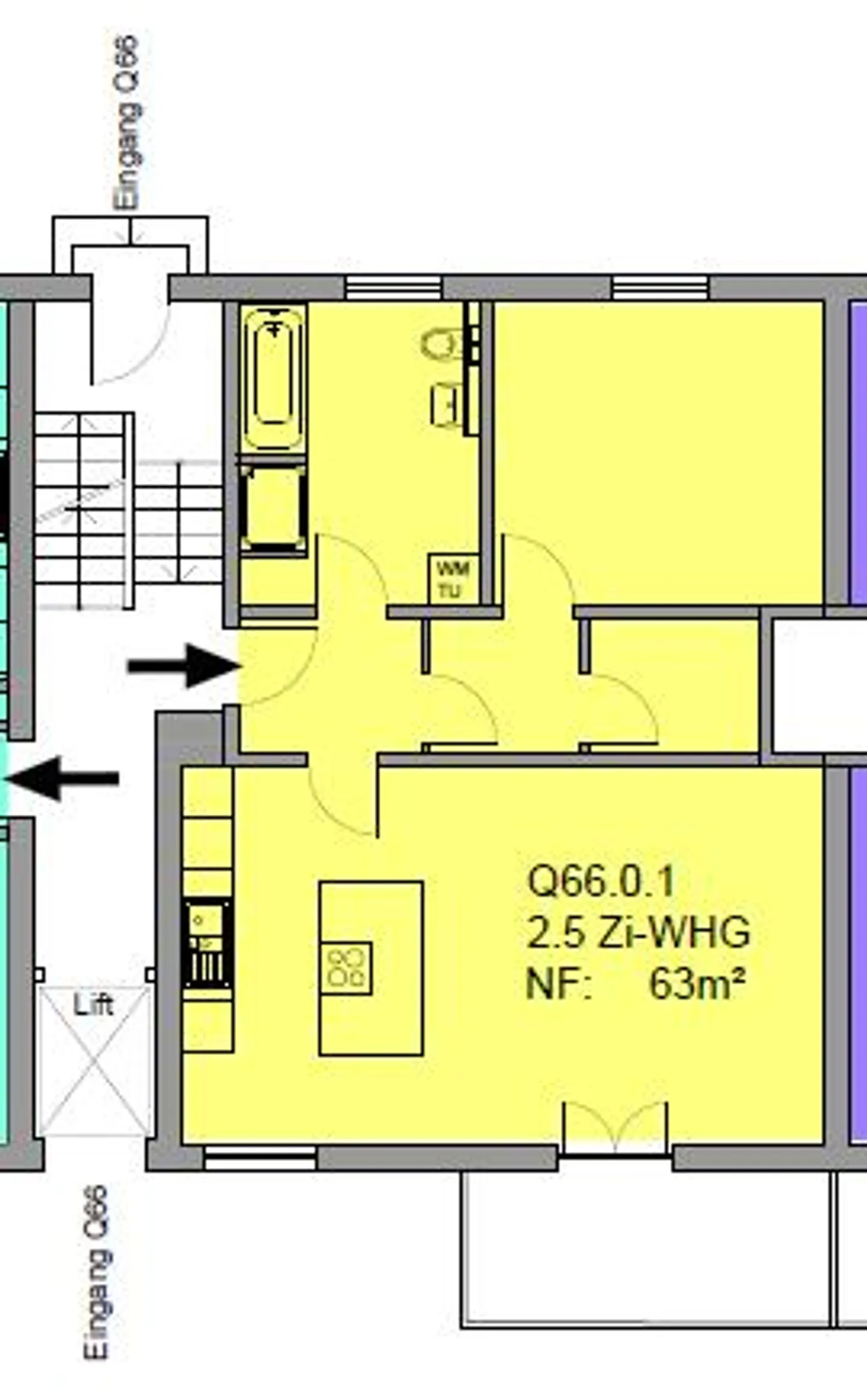 Appartement lumineux de 3 pièces près de la gare / du parc municipal - Photo 9 sur 9