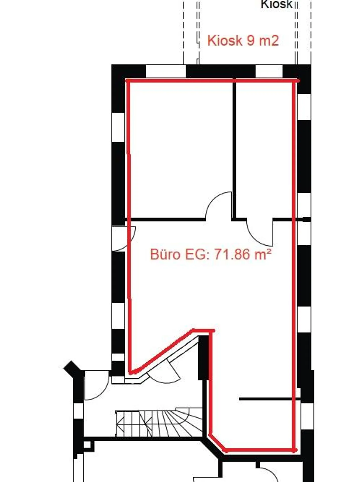Your central commercial space in Trogen station - Photo 6 of 6