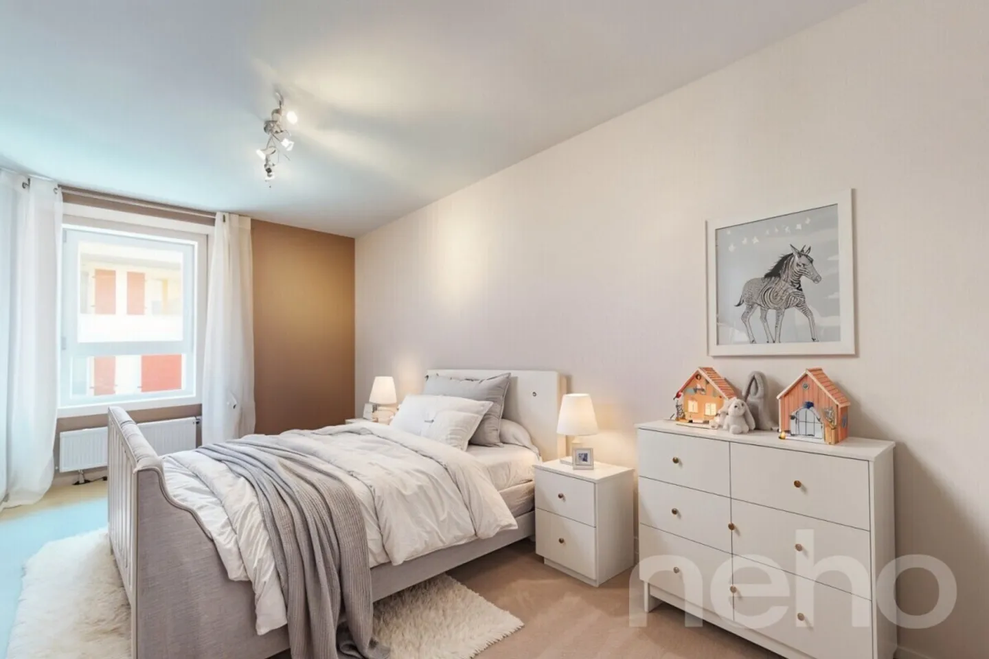 In der Nähe von Yverdon: großes renoviertes 4,5-Zimmer-Apartment mit Gemeinschaftsgarten - Foto 7 von 12