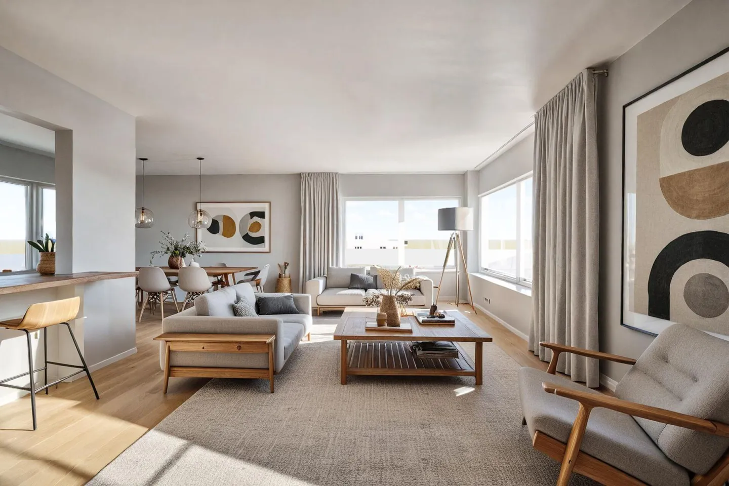 Appartement sous les combles spacieux de 4,5 pièces - Photo 2 sur 8