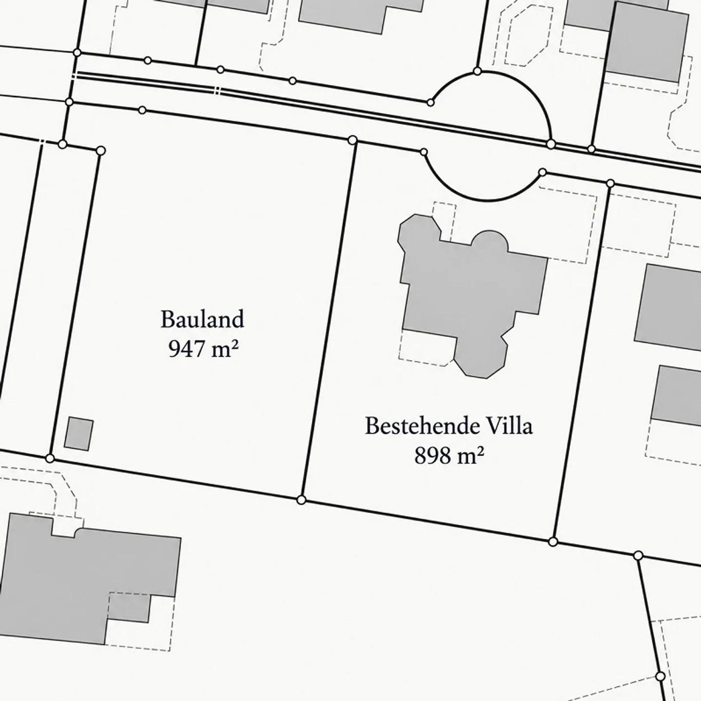 Chestnut Tree: 1,845 m² plots with development potential - Photo 3 of 3