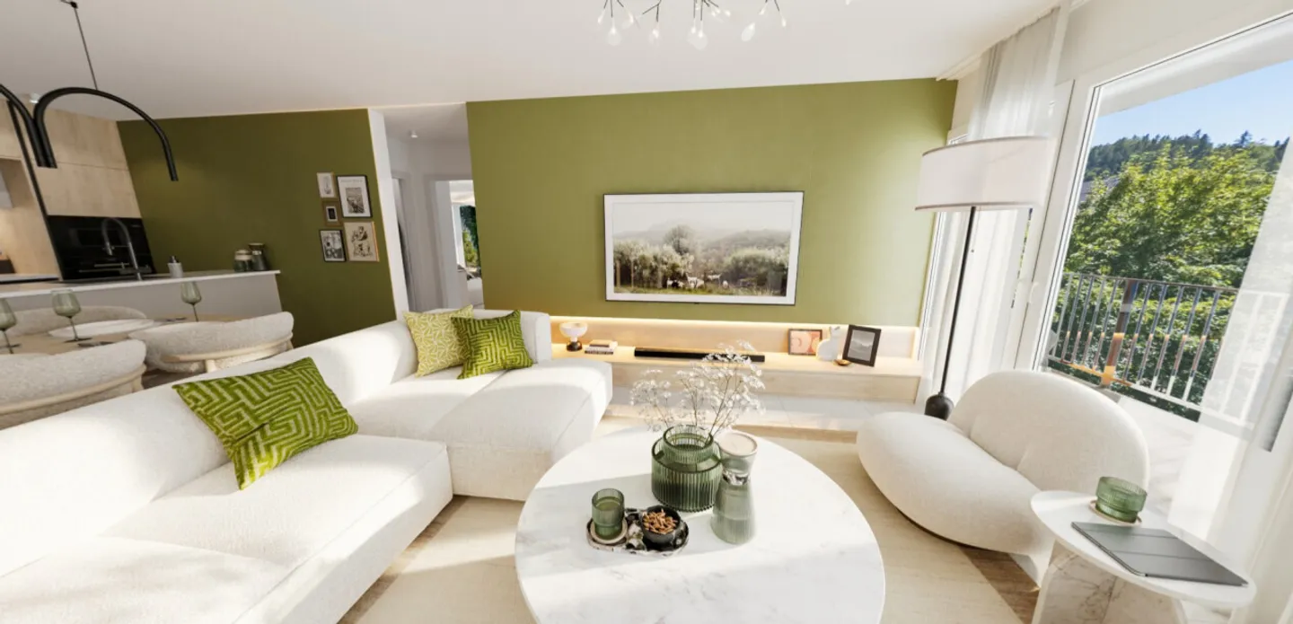 Lumière et espace dans un écrin moderne de 3,5 pièces, 98 m² - Photo 5 sur 10