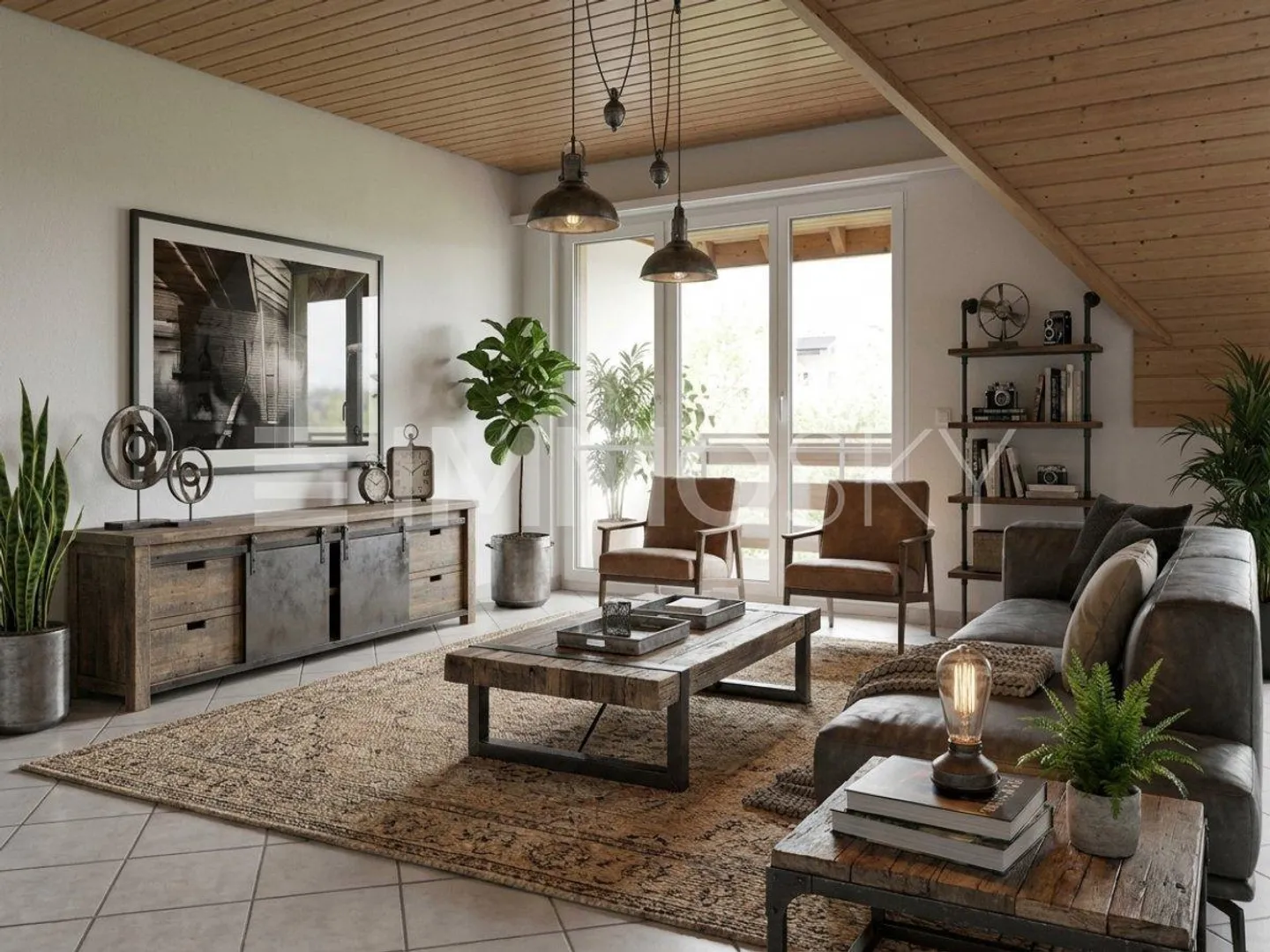 Charming Penthouse with Balcony - Photo 1 of 5