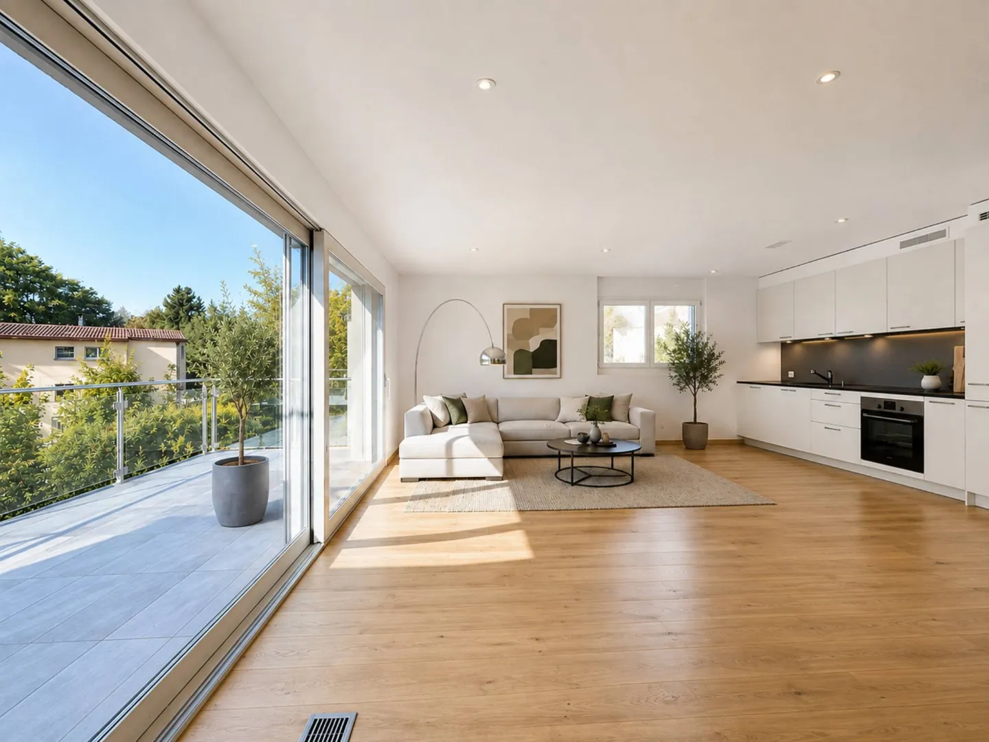 Appartamento di 4,5 locali Minergie con balcone di 20 m² - Foto 1 di 10