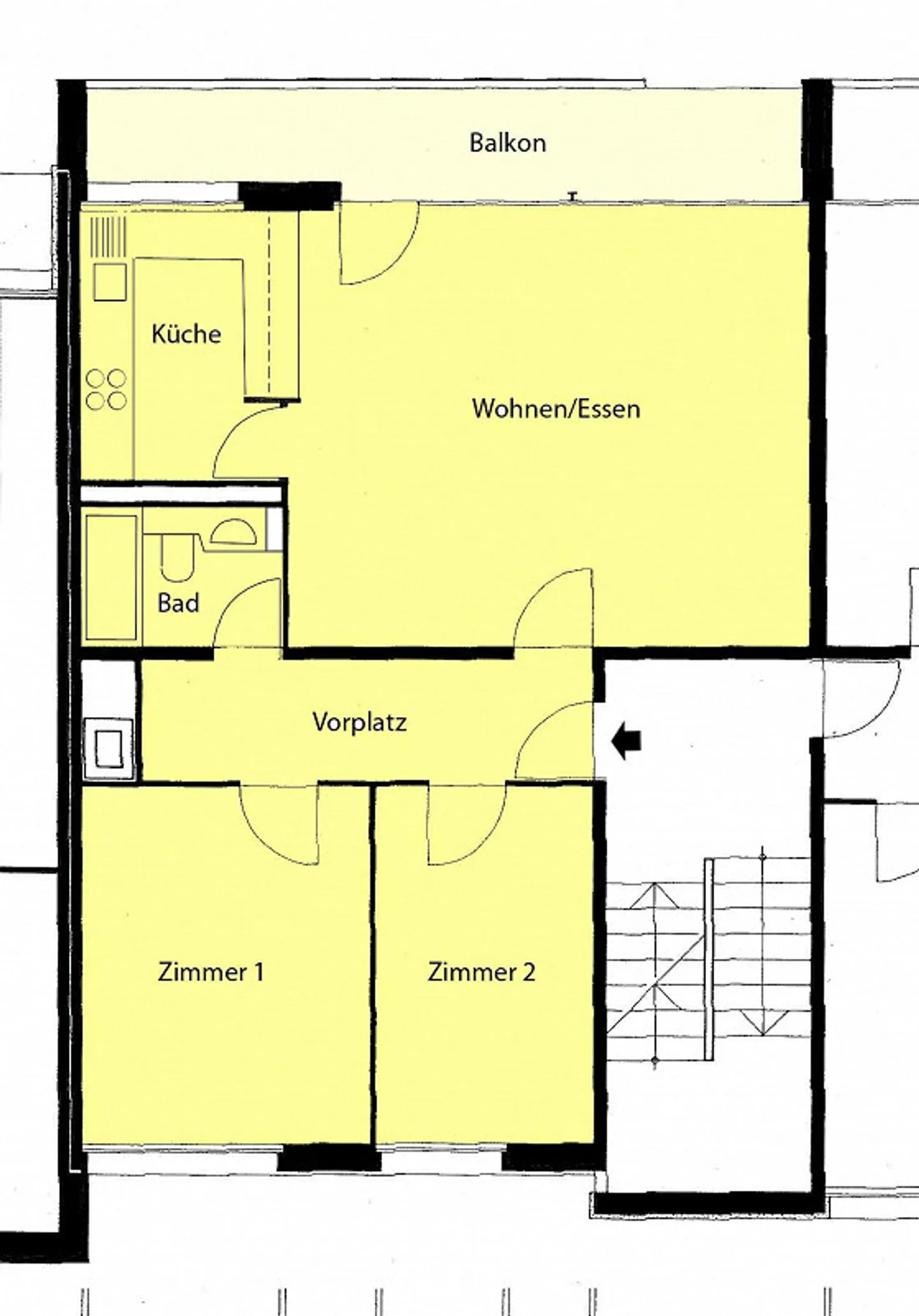 3.5 Room Apartment - Photo 5 of 5