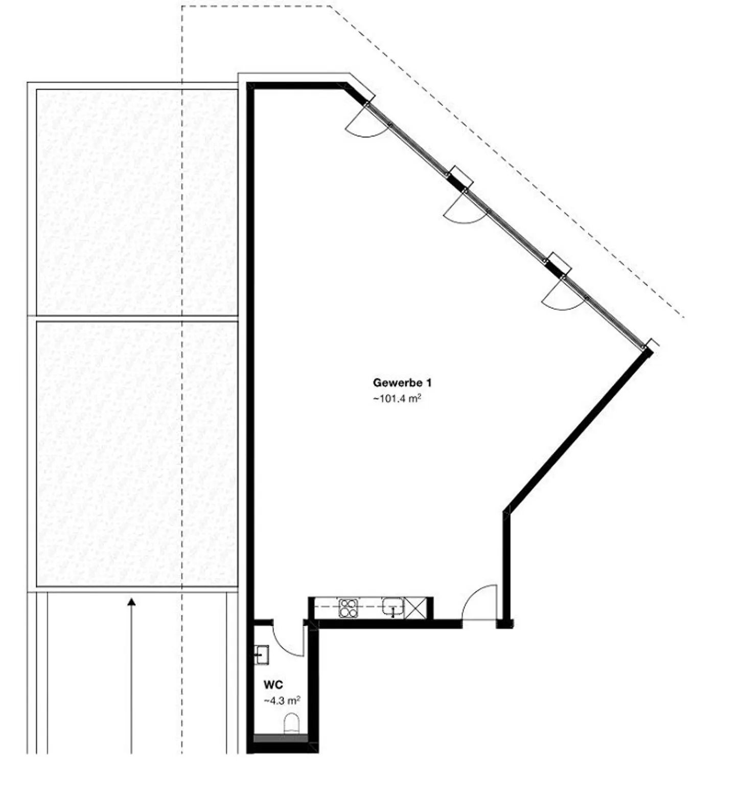Commercial spaces for rent - Photo 3 of 5