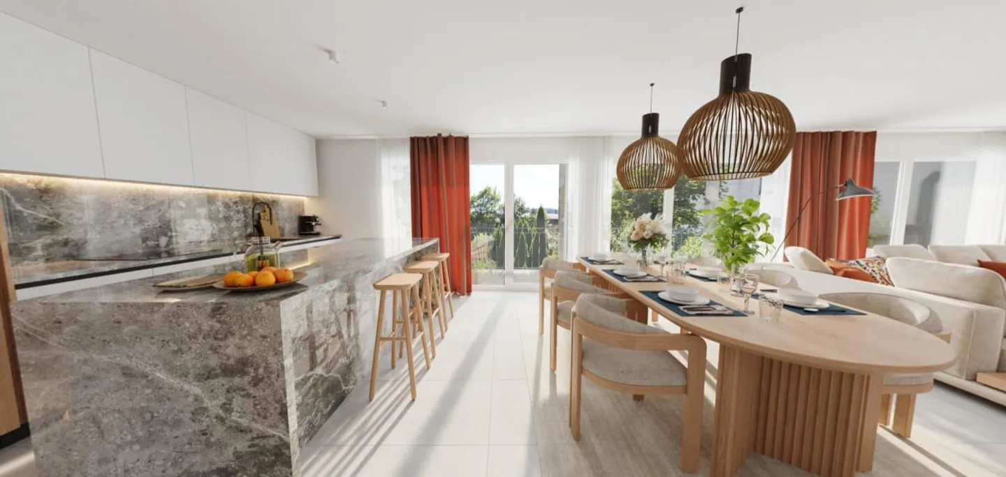 Die perfekte Allianz zwischen dem Authentischen und dem Zeitgenössischen, 4,5 Zimmer, 145 m² - Foto 5 von 13